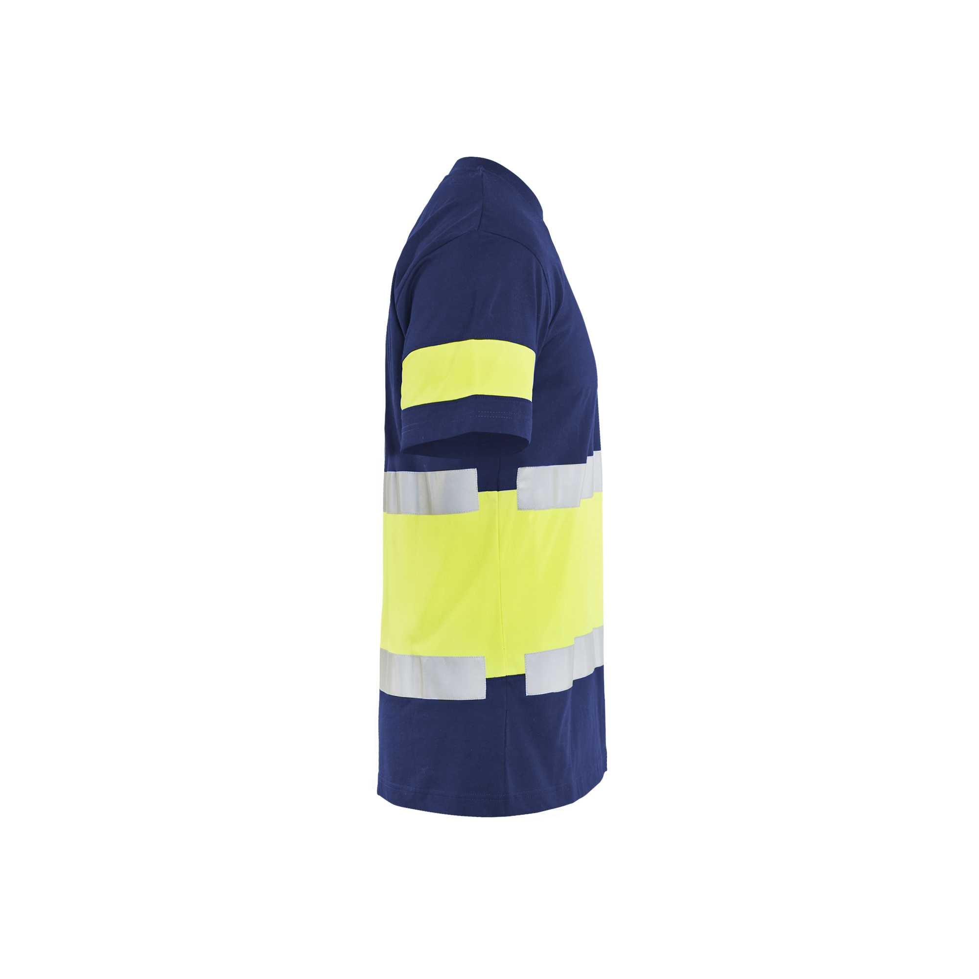 BLAKLADER 33871030 Hi Vis T shirt Hi Vis Reflective Short Sleeve Work T-Shirt MEN - 100% Cotton